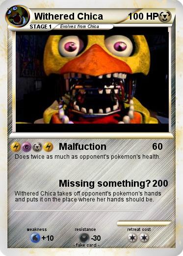 Pokemon Withered Chica