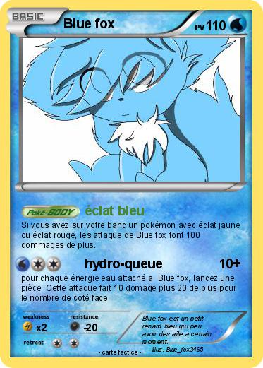 Pokemon Blue fox