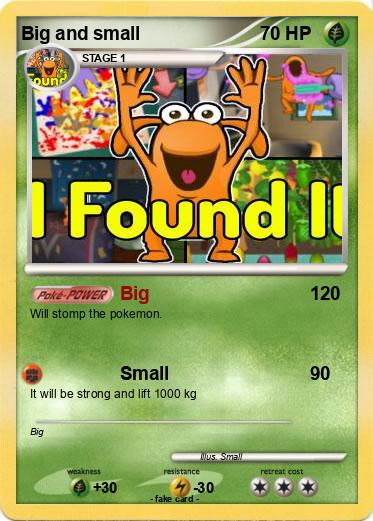 Pokemon Big and small