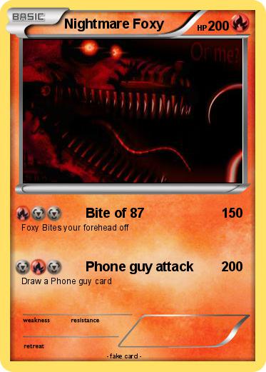 Pokemon Nightmare Foxy