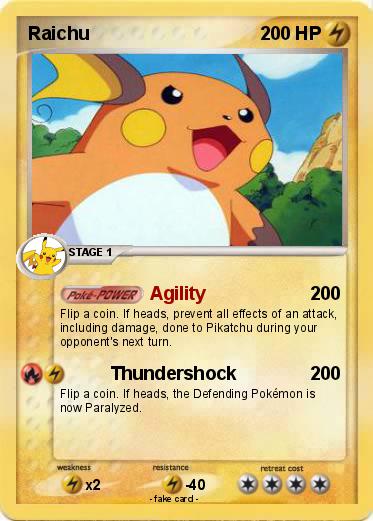 Pokemon Raichu