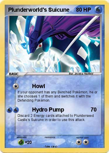 Pokemon Plunderworld's Suicune