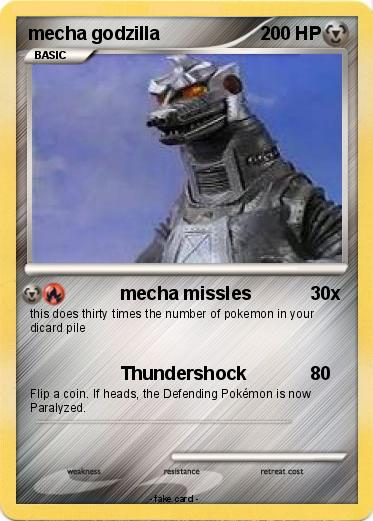 Pokemon mecha godzilla