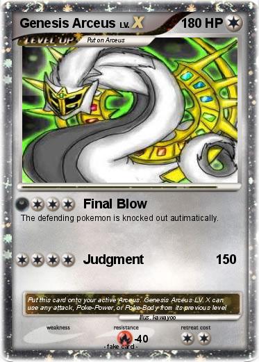 Pokemon Genesis Arceus