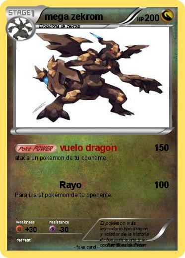Pokemon mega zekrom