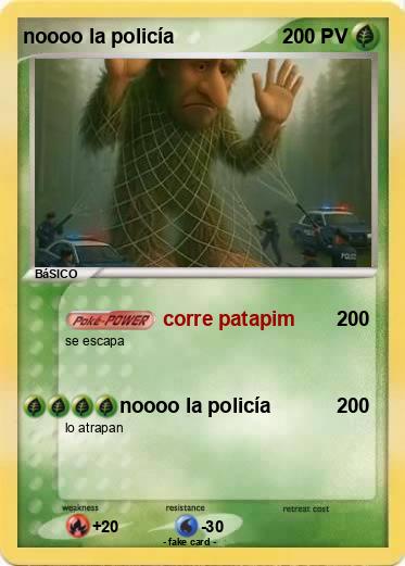 Pokemon noooo la policía