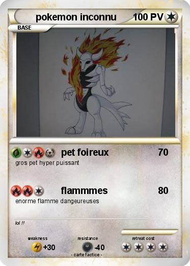 Pokemon pokemon inconnu