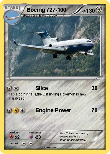 Pokemon Boeing 727-100