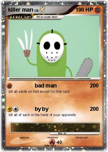 Pokemon killer man