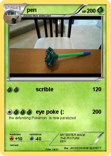 Pokemon pen