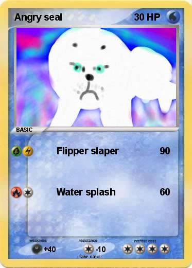 Pokemon Angry seal