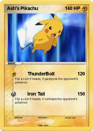 Pokemon Ash's Pikachu
