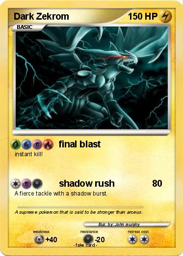 Pokemon Dark Zekrom