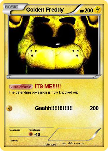 Pokemon Golden Freddy