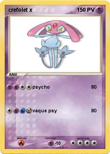 Pokemon crefolet x