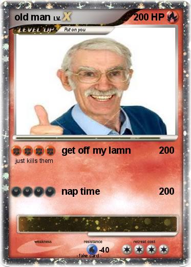 Pokemon old man