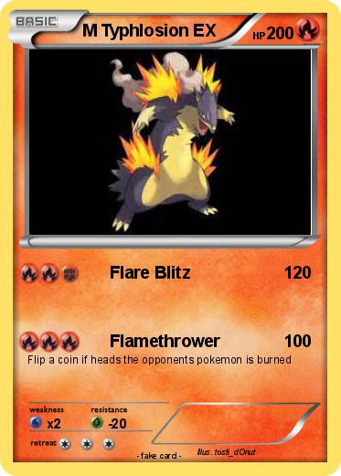 Pokemon M Typhlosion EX