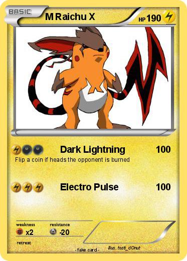 Pokemon M Raichu X