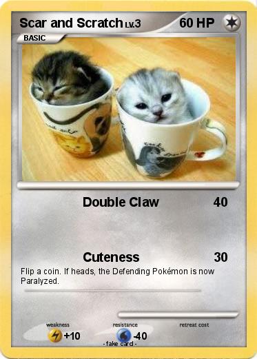 Pokemon Scar and Scratch