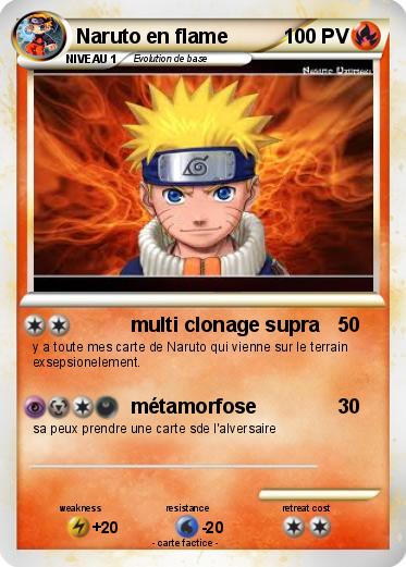 Pokemon Naruto en flame