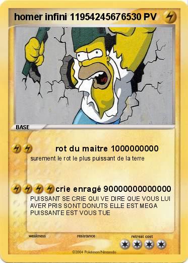Pokemon homer infini 119542456765