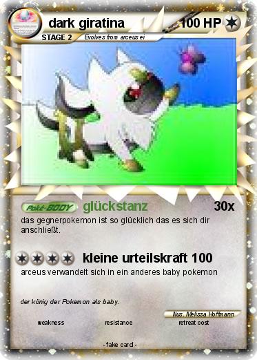 Pokemon dark giratina