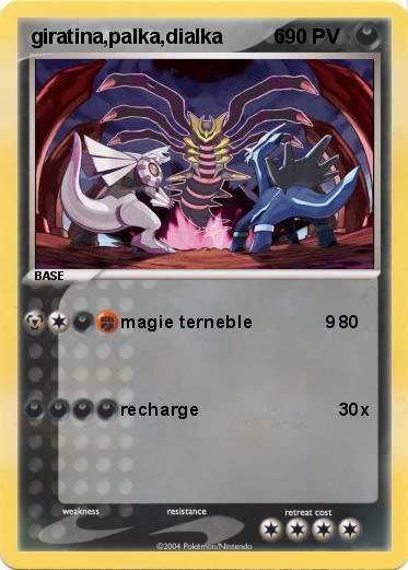 Pokemon giratina,palka,dialka         6