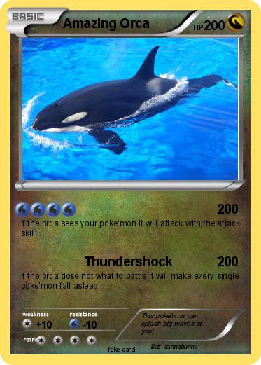 Pokemon Amazing Orca
