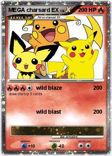 Pokemon MEGA charsard EX