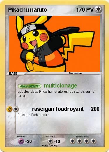 Pokemon Pikachu naruto