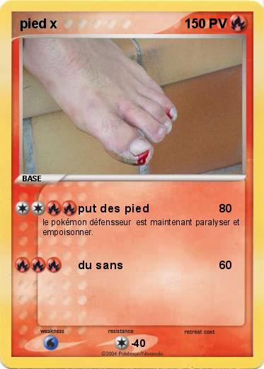 Pokemon pied x
