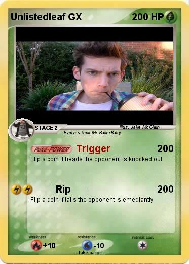 Pokemon Unlistedleaf GX