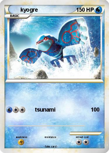 Pokemon kyogre
