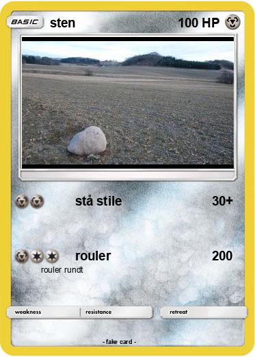 Pokemon sten