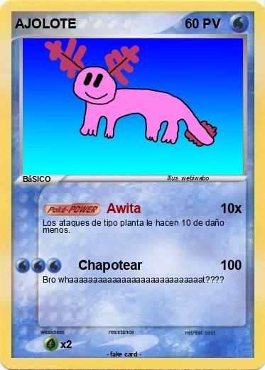 Pokemon AJOLOTE