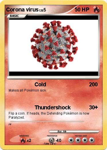 Pokemon Corona virus