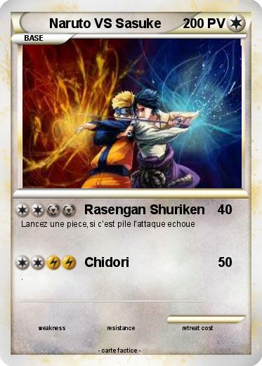 Pokemon Naruto VS Sasuke
