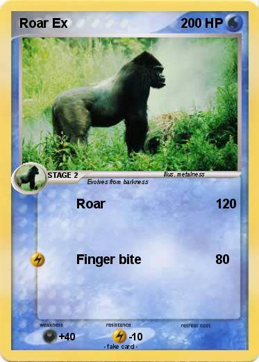 Pokemon Roar Ex