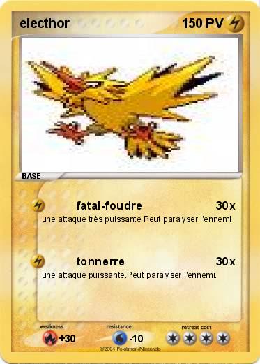 Pokemon electhor