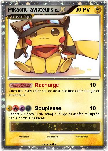 Pokemon Pikachu aviateurs