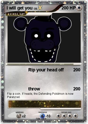 Pokemon I will get you