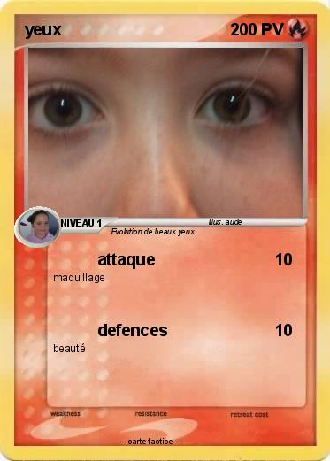 Pokemon yeux