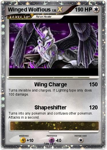 Pokemon Winged Wolfious
