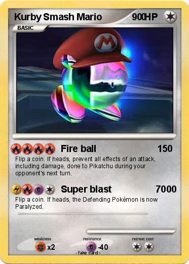 Pokemon Kurby Smash Mario               0