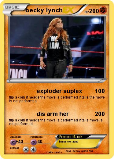 Pokemon becky lynch