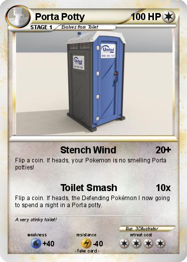 Pokemon Porta Potty