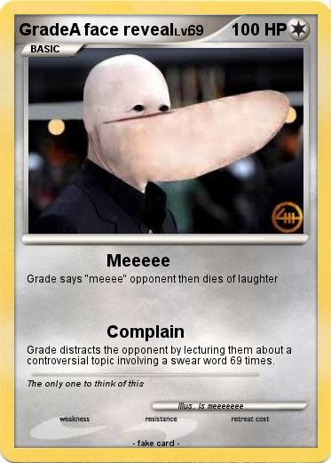 Pokemon GradeA face reveal