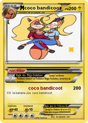 Pokemon coco bandicoot