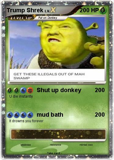 Pokemon Trump Shrek