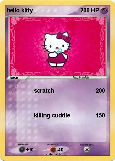 Pokemon hello kitty